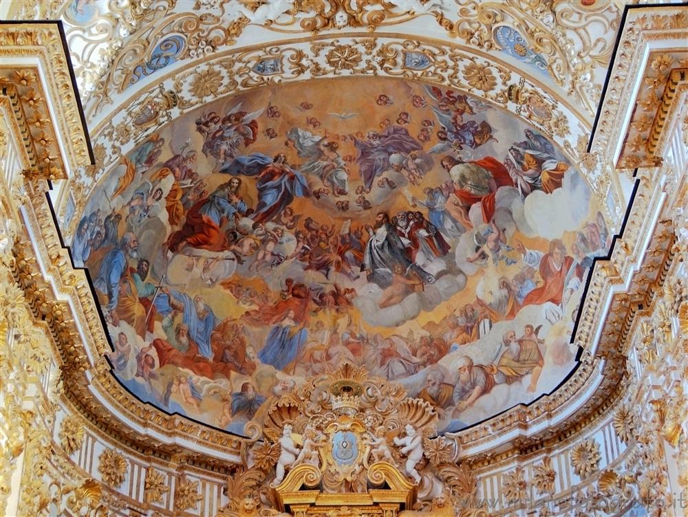 Agrigento - Affreschi nell'abside del Duomo